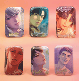 LADS Holographic Rectangle Button Badges - 6 Designs - Love and Deepspace