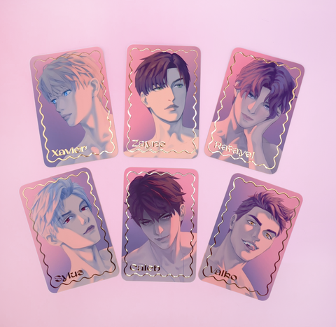 Love and Deepspace Photocards with Gold Foil