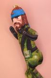 Big Boss MGS Rat Jerky Doll - Cursed Bendable Doll on Keychain with Extra Cake