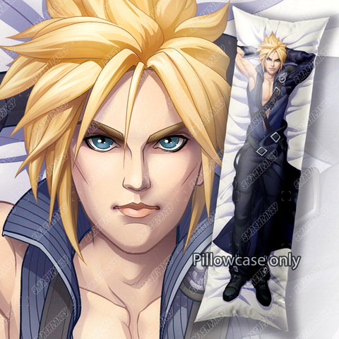 Cloud Strife Dakimakura Pillowcase for Body Pillow