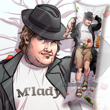 Euphoric Gentlesir Dakimakura Pillowcase for Body Pillow