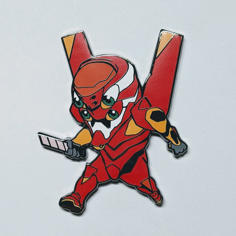 Evangelion Unit 02 Enamel Pin